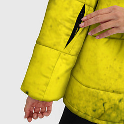 Куртка зимняя женская Metro Exodus: Yellow Grunge, цвет: 3D-черный — фото 2