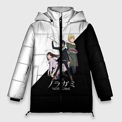 Куртка зимняя женская Бездомный Бог, цвет: 3D-черный