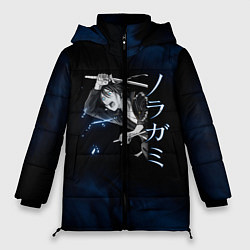 Куртка зимняя женская Бездомный Бог, цвет: 3D-светло-серый