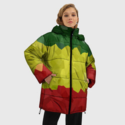 Куртка зимняя женская Эфиопия, цвет: 3D-светло-серый — фото 2