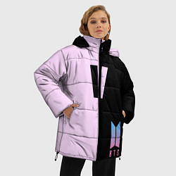 Куртка зимняя женская BTS V, цвет: 3D-черный — фото 2