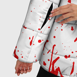 Куртка зимняя женская MONOKUMA Blood, цвет: 3D-светло-серый — фото 2