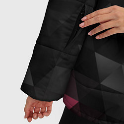 Куртка зимняя женская BMW M: Polygon, цвет: 3D-красный — фото 2