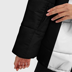 Куртка зимняя женская Ювентус, цвет: 3D-черный — фото 2
