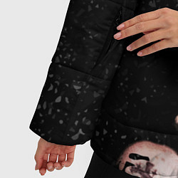 Куртка зимняя женская Lil Peep: 16 Lines, цвет: 3D-черный — фото 2