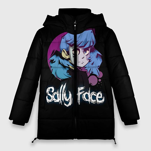 Женская зимняя куртка Sally Face: Dead Smile / 3D-Светло-серый – фото 1