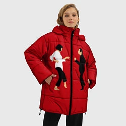 Куртка зимняя женская Криминальное чтиво, цвет: 3D-светло-серый — фото 2