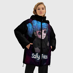 Куртка зимняя женская Sally Face: Lonely, цвет: 3D-черный — фото 2