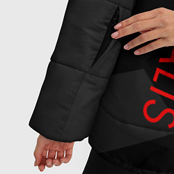 Куртка зимняя женская Astralis: Dark Style, цвет: 3D-красный — фото 2