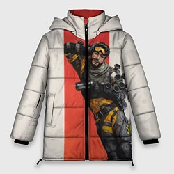 Куртка зимняя женская Apex Legends: Mirage, цвет: 3D-красный