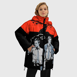 Куртка зимняя женская True Detective: Red & Black, цвет: 3D-черный — фото 2