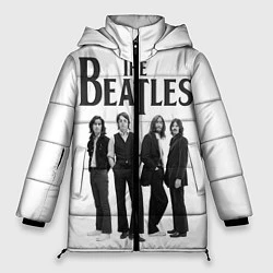 Куртка зимняя женская The Beatles: White Side, цвет: 3D-красный