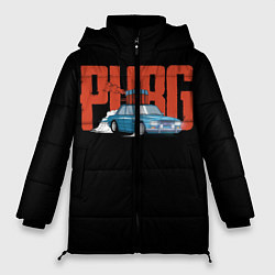 Куртка зимняя женская PUBG Run, цвет: 3D-черный
