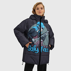 Куртка зимняя женская Sally Face: Rock, цвет: 3D-красный — фото 2