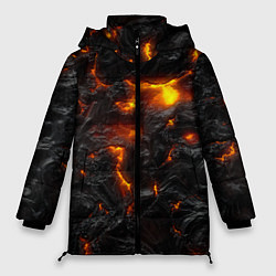 Куртка зимняя женская Кипящая лава, цвет: 3D-черный