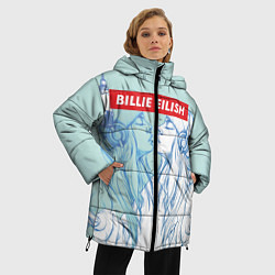Куртка зимняя женская Billie Eilish Music, цвет: 3D-черный — фото 2