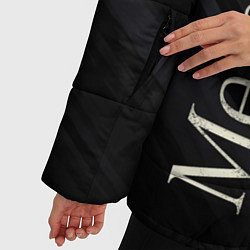 Куртка зимняя женская Mercedes AMG: Black Edition, цвет: 3D-черный — фото 2
