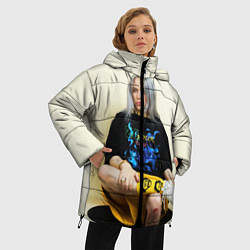 Куртка зимняя женская Billie Eilish: Lovely, цвет: 3D-черный — фото 2