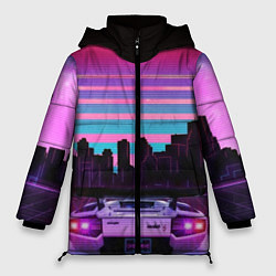 Куртка зимняя женская Racing 80s, цвет: 3D-черный