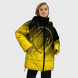 Куртка зимняя женская TWENTY ONE PILOTS, цвет: 3D-светло-серый — фото 2