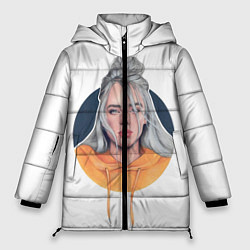 Куртка зимняя женская Billie Eilish: Six Feet Under, цвет: 3D-красный