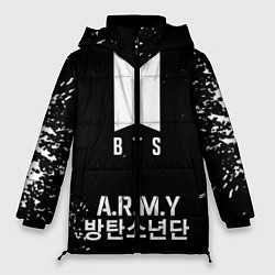 Женская зимняя куртка BTS ARMY