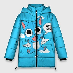 Куртка зимняя женская Fairy Tail: Happy, цвет: 3D-черный