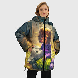 Куртка зимняя женская Фриск и Азриэль, цвет: 3D-черный — фото 2
