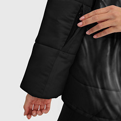 Куртка зимняя женская Slipknot: Devil Skull, цвет: 3D-черный — фото 2