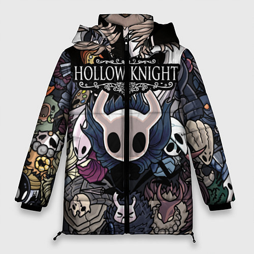 Женская зимняя куртка Hollow Knight / 3D-Светло-серый – фото 1