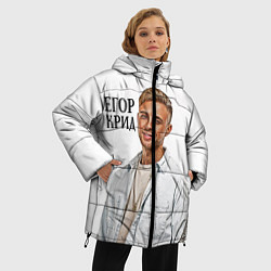 Куртка зимняя женская Егор Крид, цвет: 3D-черный — фото 2