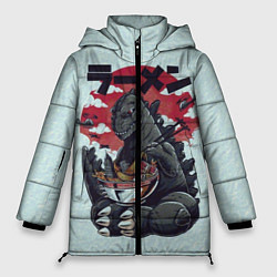 Куртка зимняя женская Blue Godzilla, цвет: 3D-светло-серый