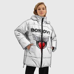 Куртка зимняя женская Bon Jovi, цвет: 3D-черный — фото 2