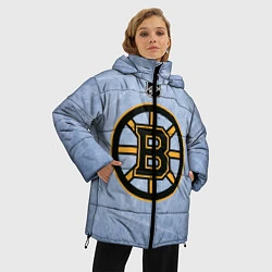 Куртка зимняя женская Boston Bruins: Hot Ice, цвет: 3D-красный — фото 2