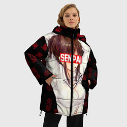Куртка зимняя женская Anime Senpai, цвет: 3D-черный — фото 2