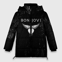 Куртка зимняя женская Bon Jovi, цвет: 3D-черный