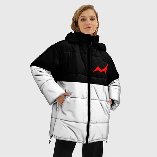 Женская зимняя куртка MONOKUMA / 3D-Красный – фото 3