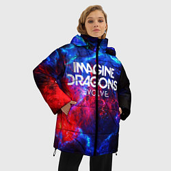 Куртка зимняя женская IMAGINE DRAGONS, цвет: 3D-черный — фото 2