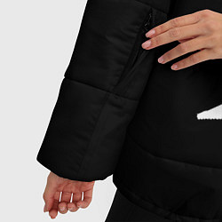 Куртка зимняя женская DEATH NOTE ТЕТРАДЬ СМЕРТИ L, цвет: 3D-черный — фото 2