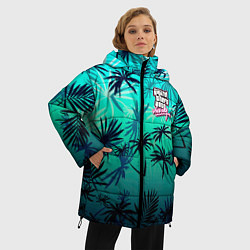 Куртка зимняя женская GTA пальмы, цвет: 3D-черный — фото 2