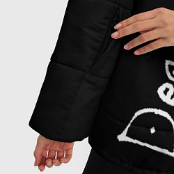 Куртка зимняя женская Death Note 2, цвет: 3D-черный — фото 2