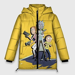 Куртка зимняя женская Rick and Morty: Summer, цвет: 3D-красный