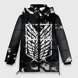 Куртка зимняя женская АТАКА ТИТАНОВ, цвет: 3D-черный