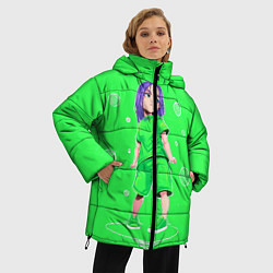 Куртка зимняя женская Billie Eilish: Acid Girl, цвет: 3D-черный — фото 2