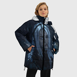 Куртка зимняя женская Billie Eilish: Love, цвет: 3D-черный — фото 2