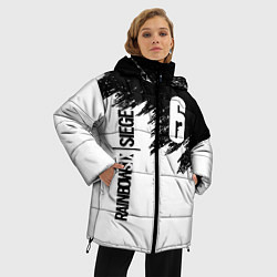 Куртка зимняя женская RAINBOW SIX SIEGE, цвет: 3D-черный — фото 2