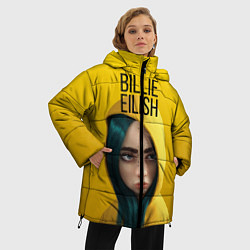 Куртка зимняя женская BILLIE EILISH: Yellow Girl, цвет: 3D-красный — фото 2