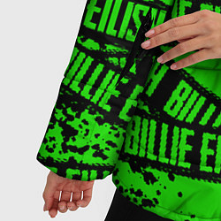 Куртка зимняя женская BILLIE EILISH: Green & Black Tape, цвет: 3D-светло-серый — фото 2