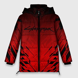 Куртка зимняя женская Cyberpunk 2077: Red Techno, цвет: 3D-черный