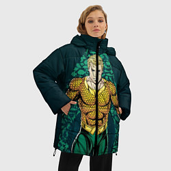 Куртка зимняя женская Aquaman, цвет: 3D-красный — фото 2